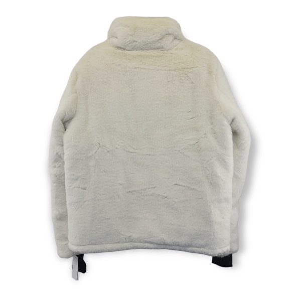 S13 Madison Cream Faux Fur Quilted Puffer Coat Women's XL - Picture 4 of 16